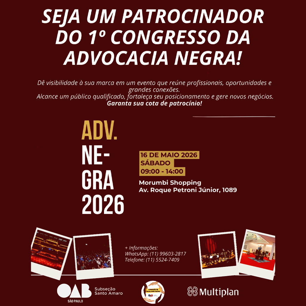 🚀 Seja protagonista de um dos eventos mais relevantes da advocacia em 2026!
