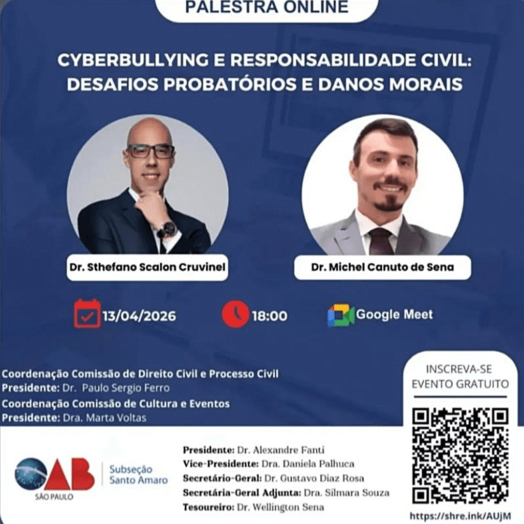 Cyberbulling e responsabilidade civil: Desafios probatórios e danos morais