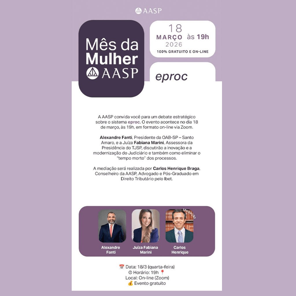 AASP: Mês da Mulher