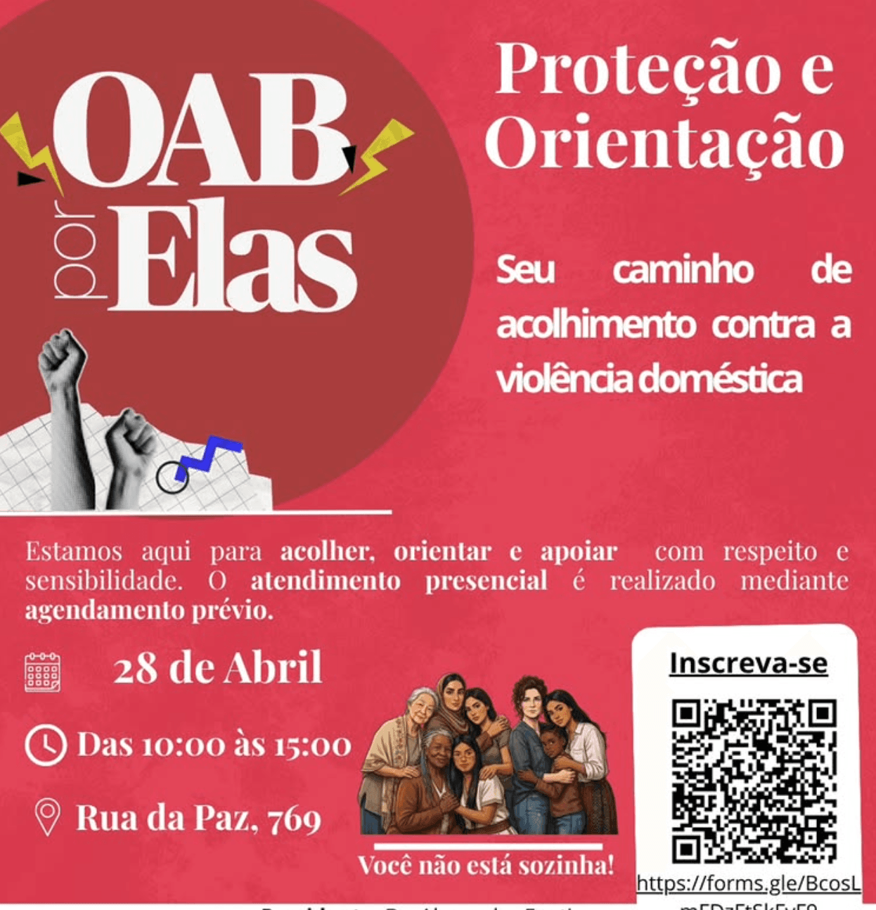 OAB por Elas - Proteção e Orientação