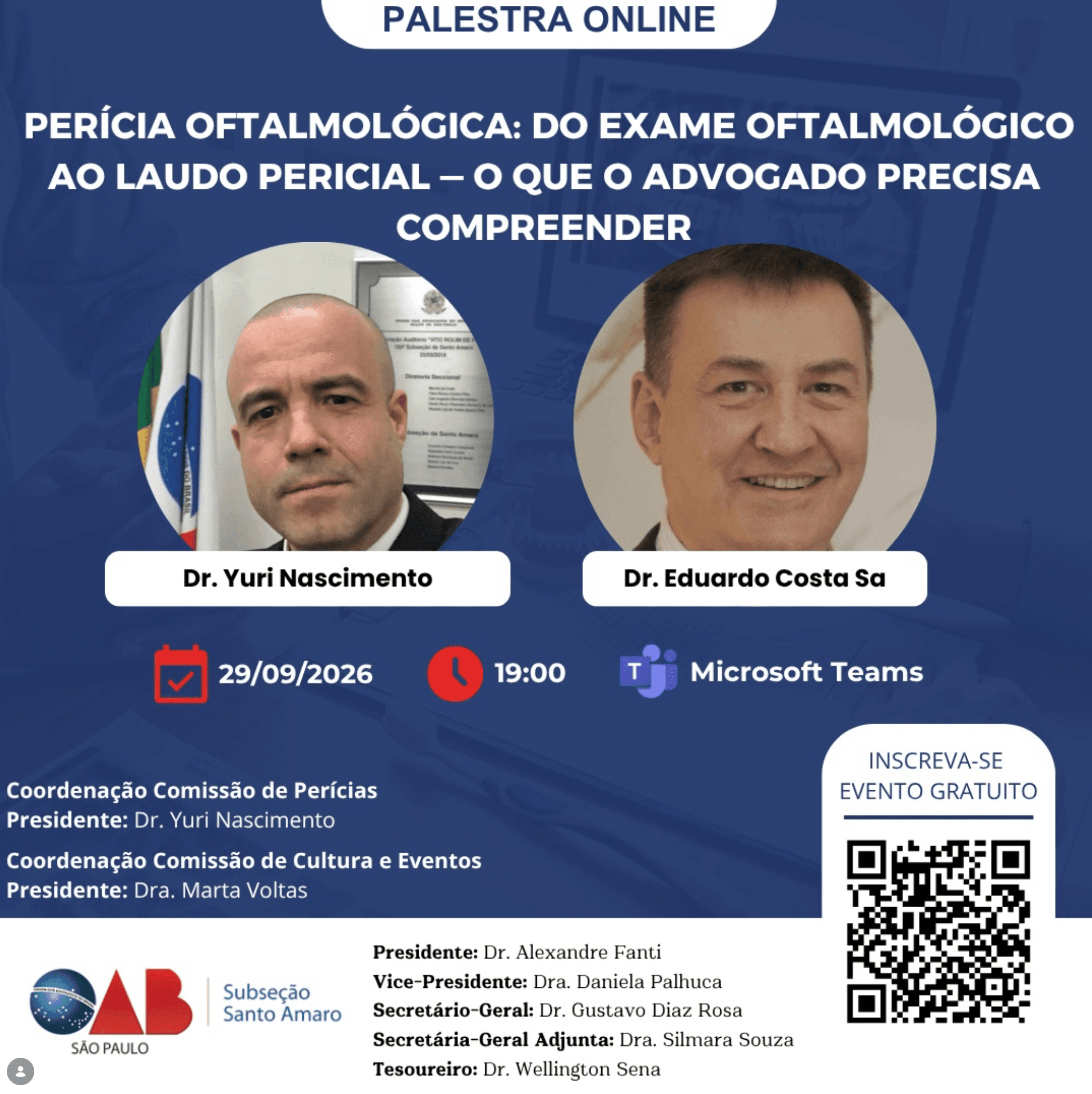 Perícia Oftalmológica: Do exame oftalmológico ao laudo pericial – o que o advogado precisa compreender