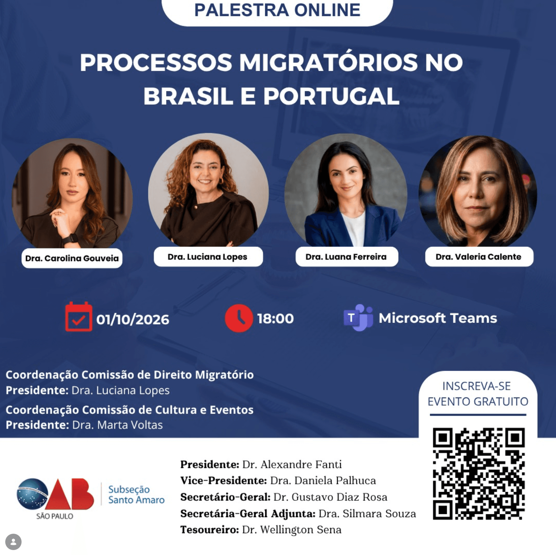 Processos migratórios no Brasil e Portugal