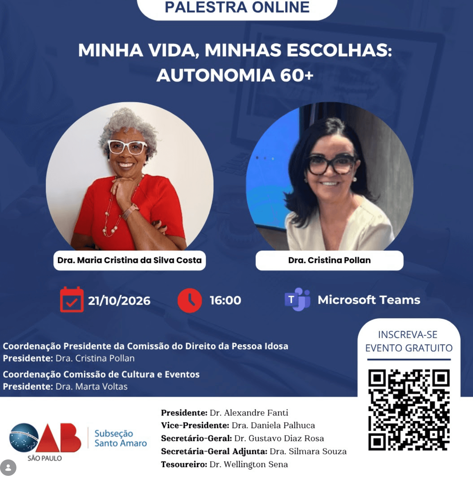 Minha vida, minhas escolhas: Autonomia 60+