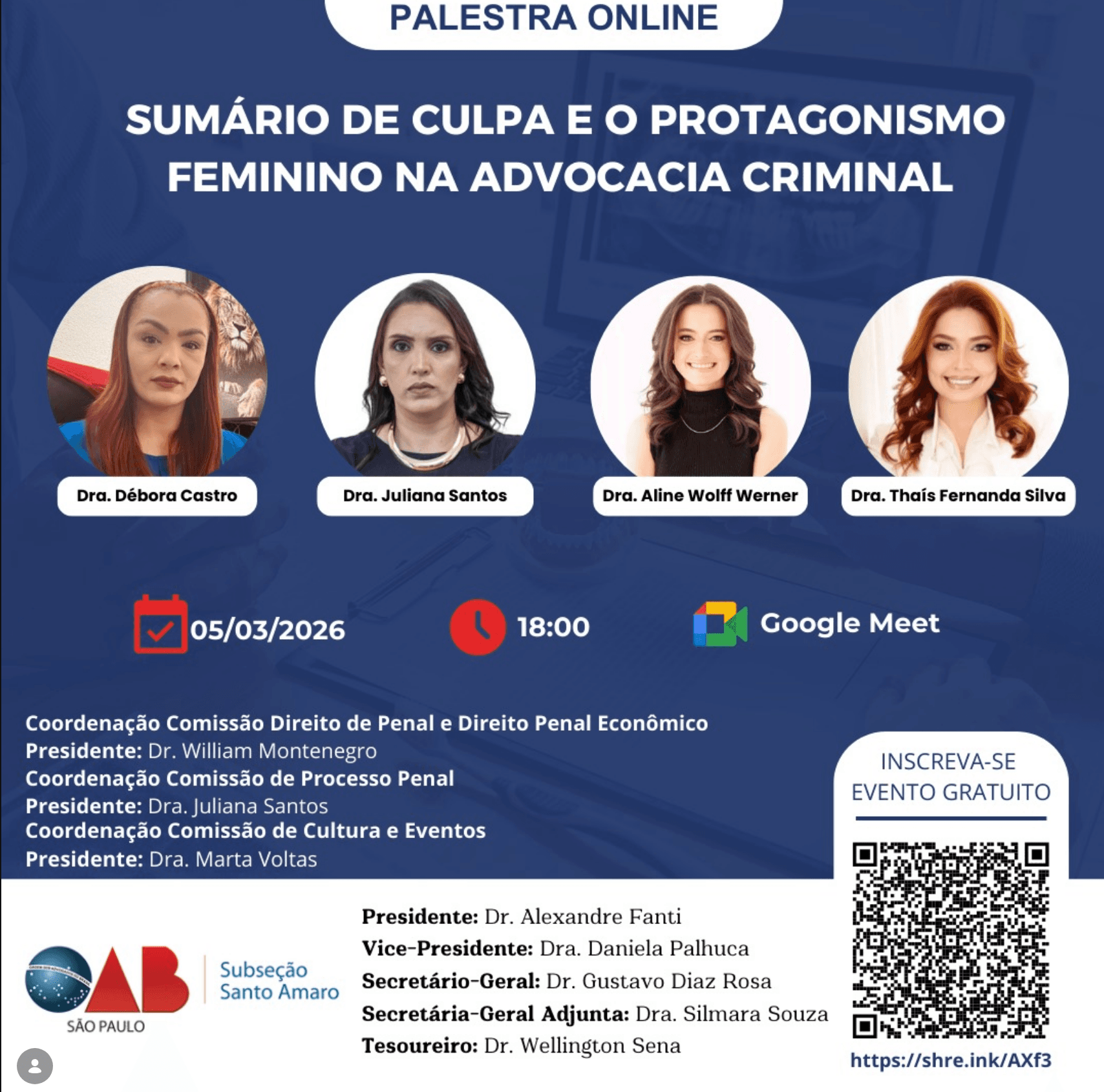 Sumário de Culpa e o Protagonismo Feminino na Advocacia Criminal
