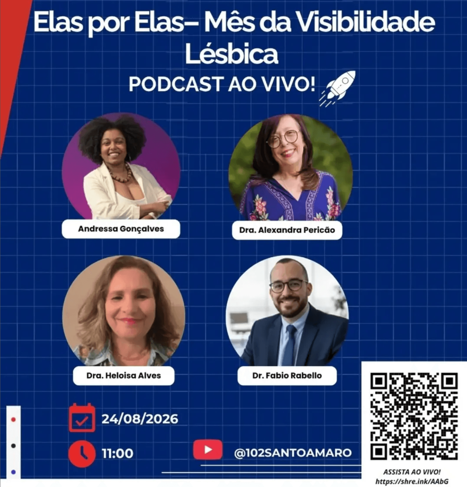 🎙️ Podcast 🏳️🌈: Elas por Elas – Mês da Visibilidade Lésbica